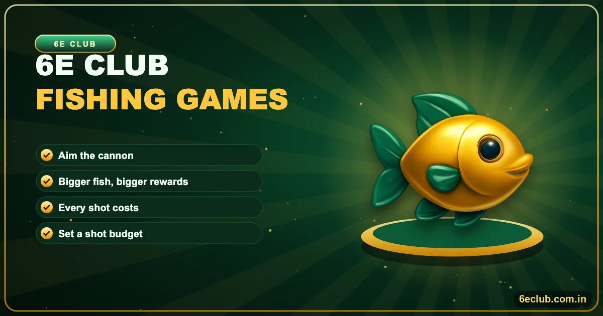 6E Club Fishing Games banner